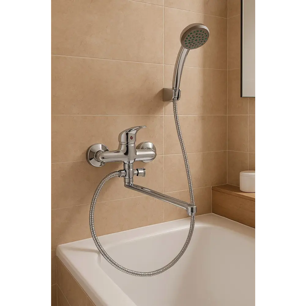 Смеситель для ванны универсальный цвет хром 89451090 STLM-2207180 Santreyd Пенза - Вид №5