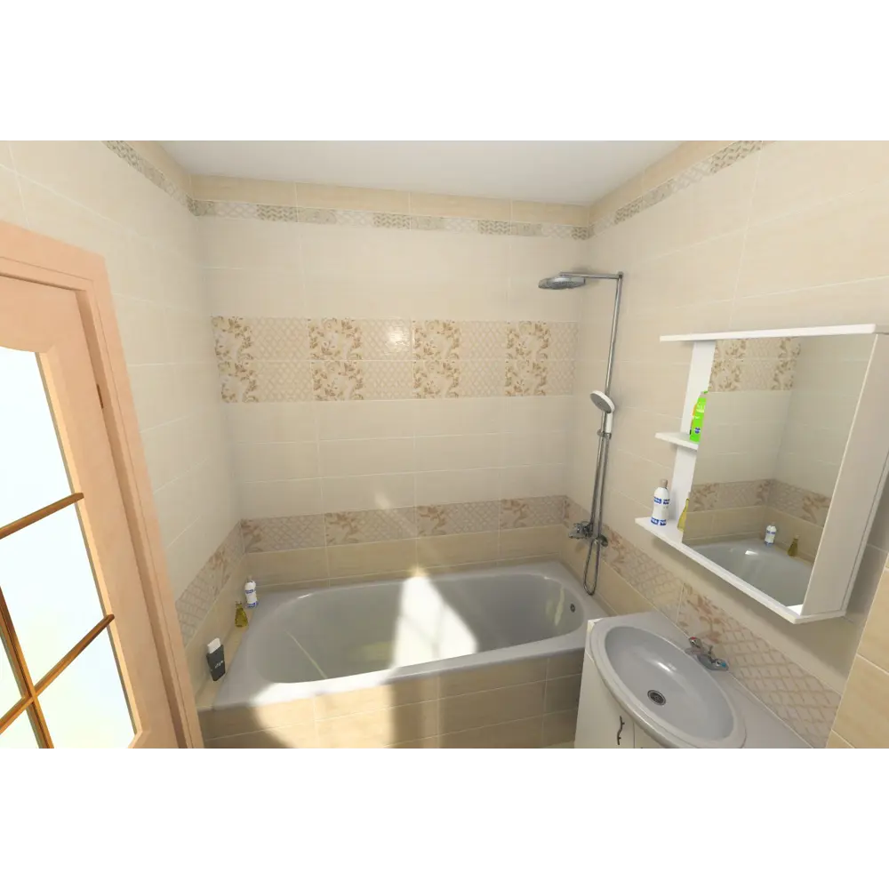 Декор Azori Marmi Classic 2 20.1х50.5 см цвет бежевый темный STLM-2028674 - Вид №3