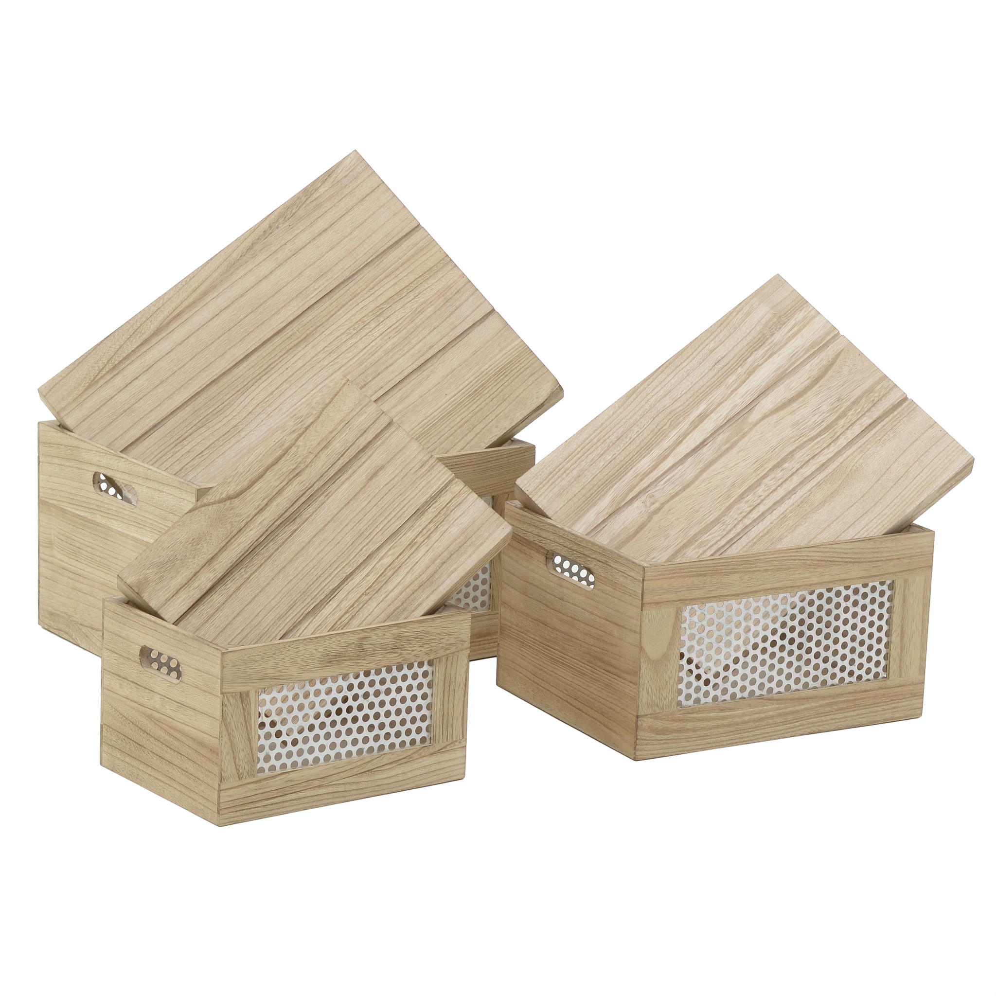 3870857.0001 ящик с крышкой, набор из 3шт TO4ROOMS  - Вид №2