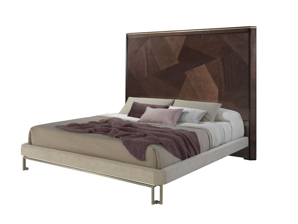 Деревянная двуспальная кровать с высоким изголовьем Hurtado Evolution ARCH-00052847