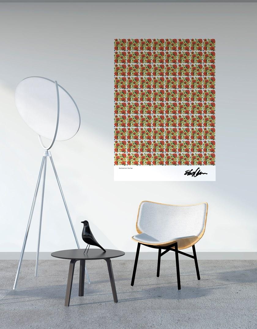 PPPattern Клейкое украшение из пвх с цветочными мотивами Ppposter sun-id-1458478 - Вид №1