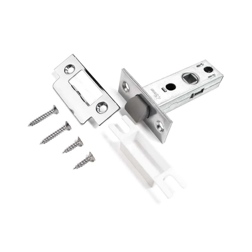 Защелка межкомнатная Palladium 400 70x20 мм сталь цвет хром STLM-2092622 - Вид №1