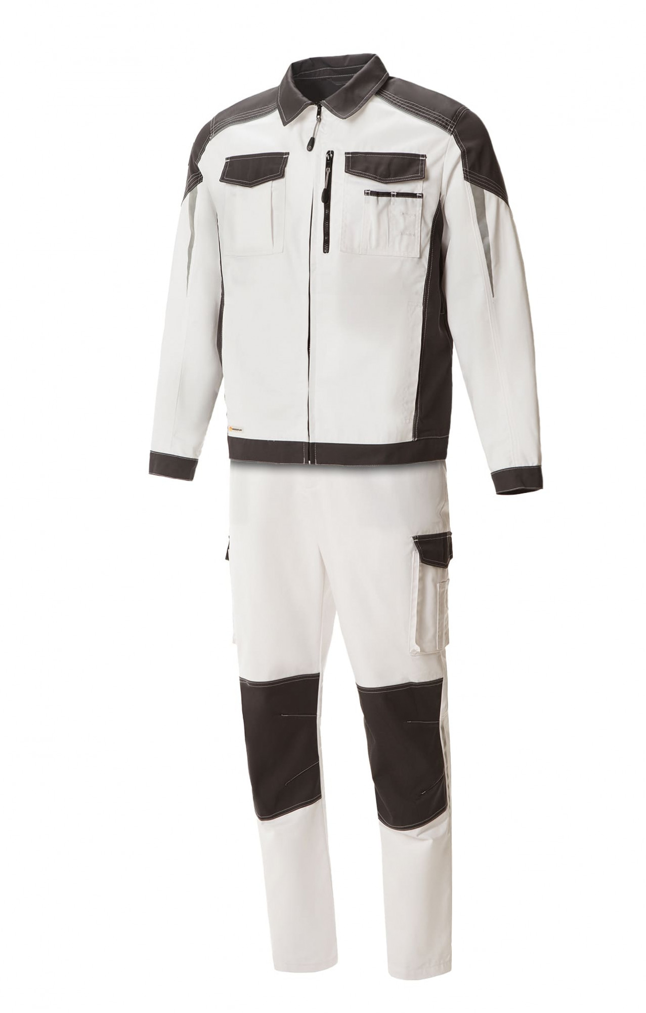 4974824 Костюм  NEW белый графит STATUS  Летняя спецодежда  размер 44-46/170-176 