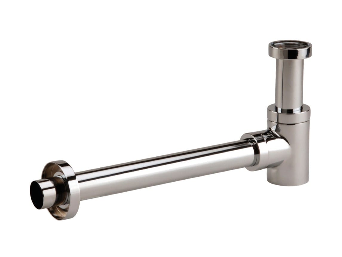 Компактный хромированный латунный сифон для умывальника Redi Nicoll ARCH-00137868 - Вид №1