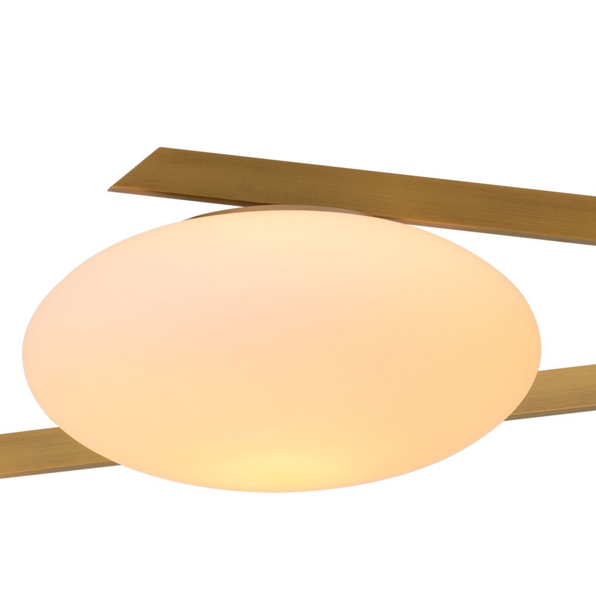 Стеклянный и латунный светодиодный подвесной светильник Eichholtz EVERGREEN L ARCH-00040538 - Вид №4