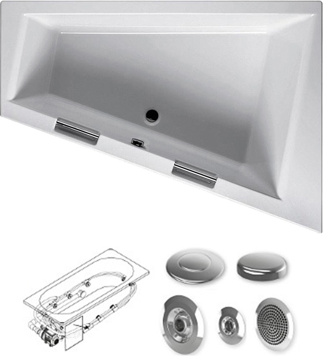 BA9000500000000_hit1 Ванна Riho Doppio Santreyd - Вид №2