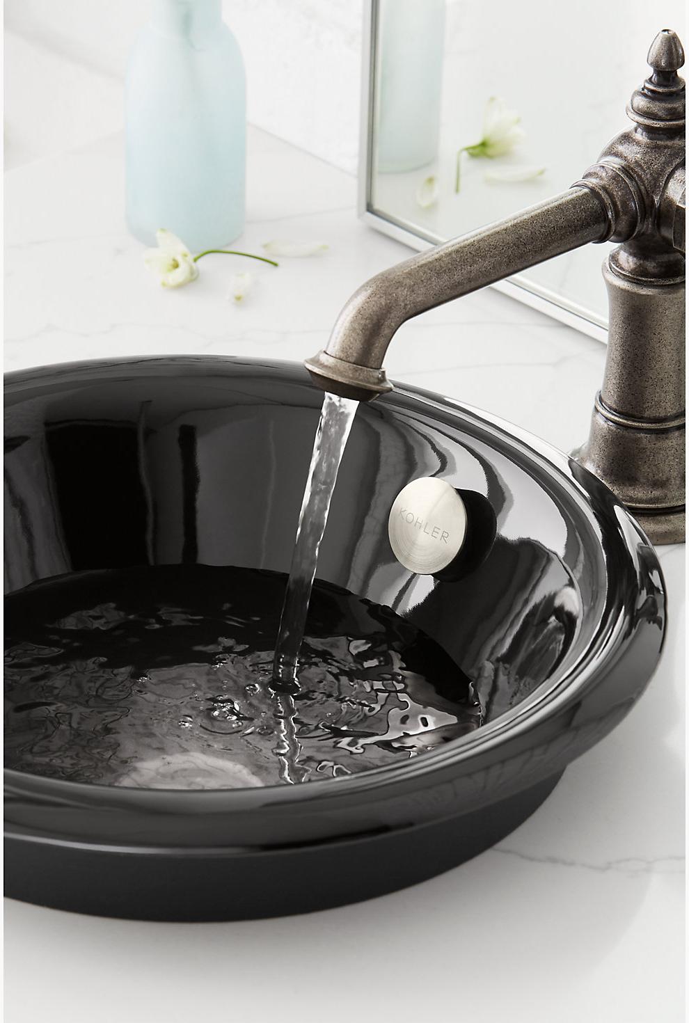 KOHLER Круглая встраиваемая раковина Iron Plains / под столешницу K-20211-K4  - Вид №8