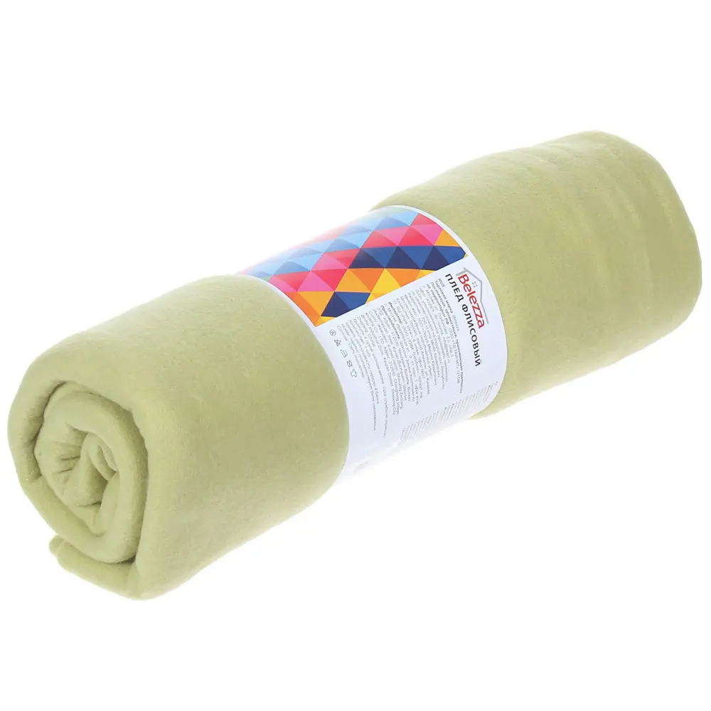 Плед флисовый «Jungle» 130х170 см цвет фисташковый BELEZZA STLM-2023767 - Вид №3