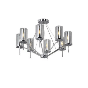 Люстра потолочная серебристая Vitaluce V3915/8 VITALUCE ДИЗАЙНЕРСКИЕ 00-3888698 Хром