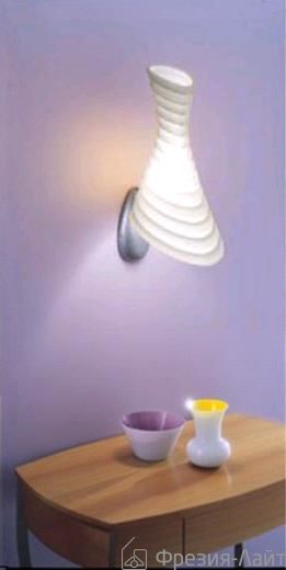 Vistosi Twister AP GR DX белый настенный светильник 54134