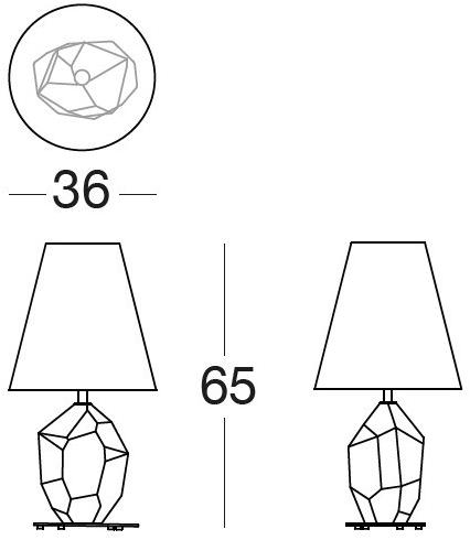 Longhi Настольная лампа Loveluxe 2020 – sartoria collection sun-id-1420876 - Вид №2