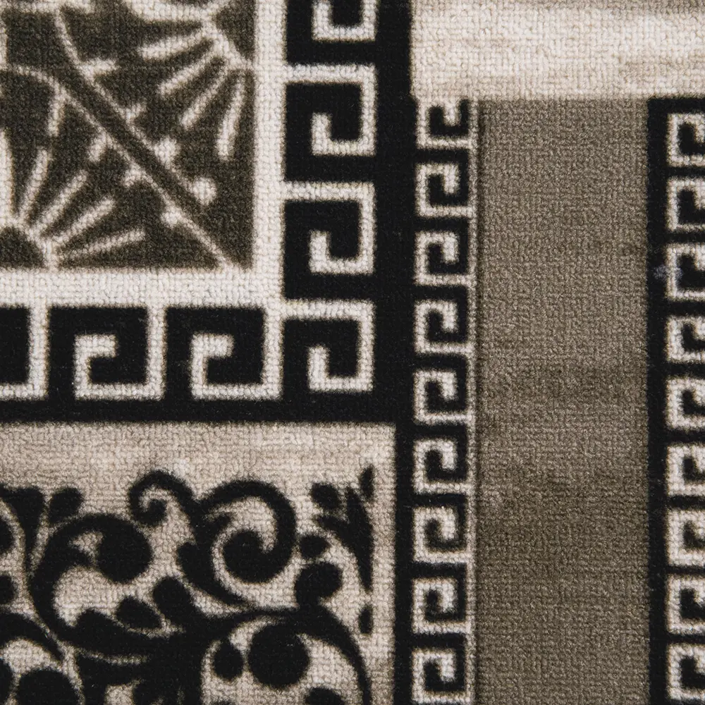 Ковровое покрытие полиамид Versace принт коричневый, 3 м Santreyd STLM-2167782 - Вид №1