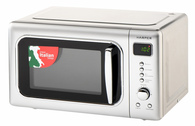 9196917 Микроволновая печь Harper HMW-20ST04 Silver серебристый STDN-0046676 - Вид №2