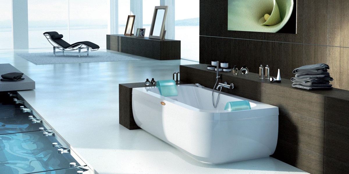 Ванна с гидромассажем "HYDRO TOP" Aquasoul Doubble угловая 9443-189A Dx Jacuzzi 9443189ADX - Вид №1