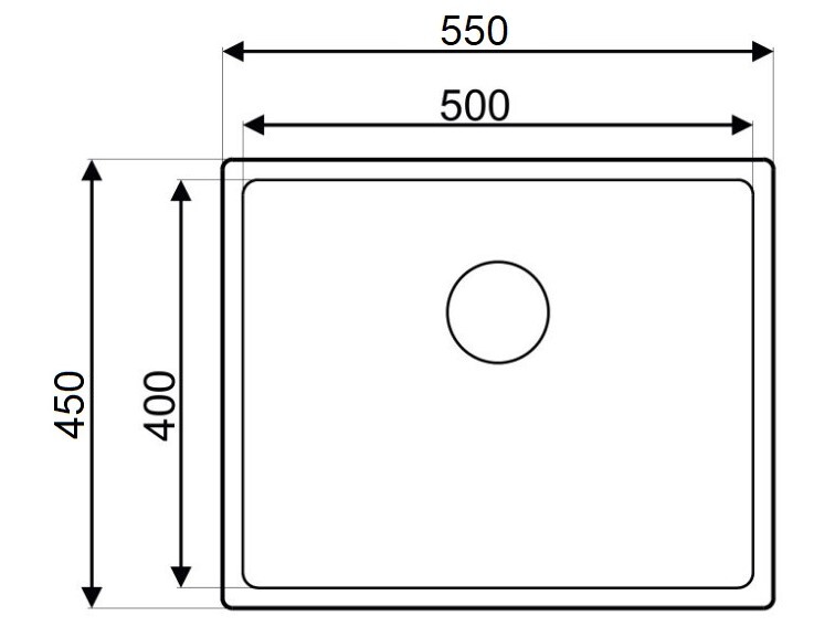 Мойка для кухни Desire 500UX NAVAKO 13017 - Вид №2