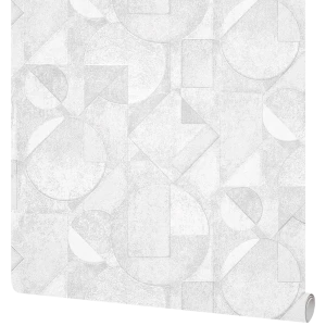 Обои флизелиновые Ateliero Cubus светло-серые 1.06 м AT88194-17