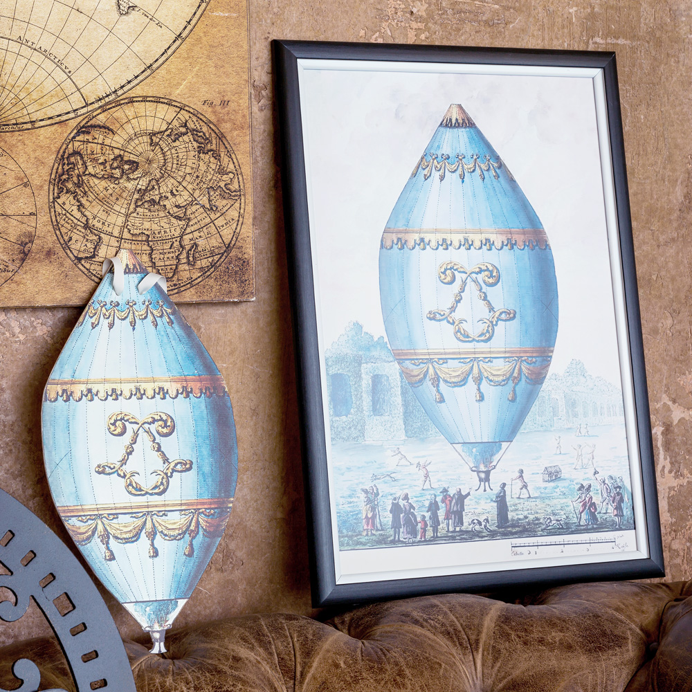 550016562_1818 Арт-постер «Монгольфьер «Военный», 19 сентября 1783» Object Desire  - Вид №1