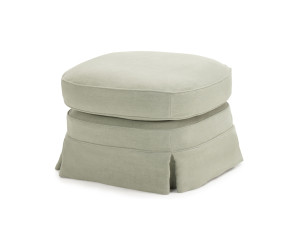 Квадратный пуф из ткани