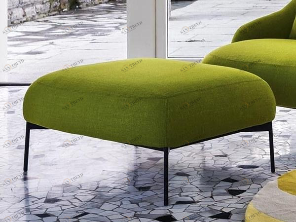 Tacchini Прямоугольный пуф из ткани Lima sun-id-1433502