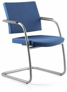 TALIN Кресло на полозьях с подлокотниками для залов ожидания Aviamid