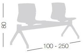 GABER Сиденье на балке из технополимера Slot sun-id-1434755 - Вид №3