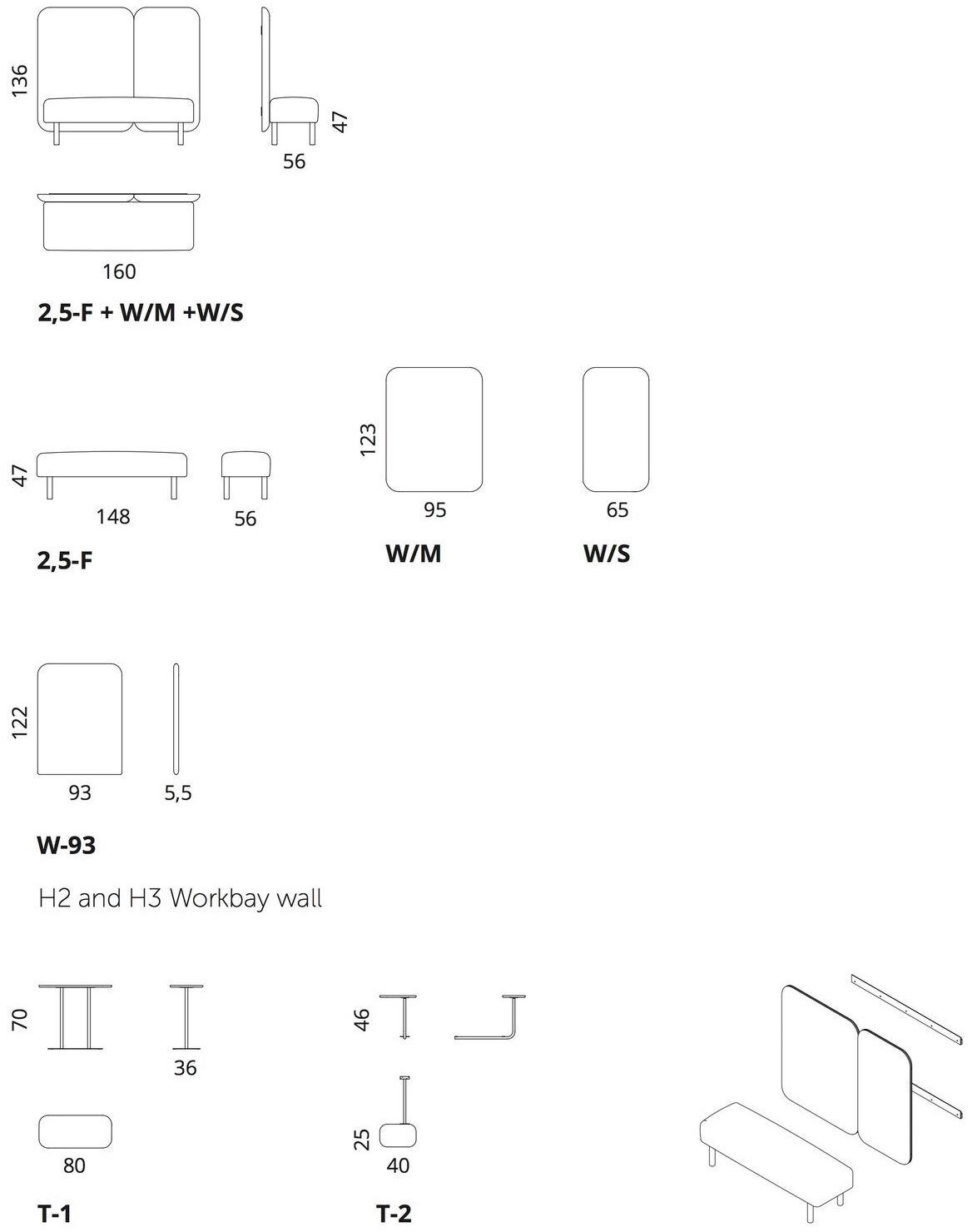 SOFTREND Акустический офисный островок из ткани для кофе-брейка August sun-id-1372617 - Вид №3