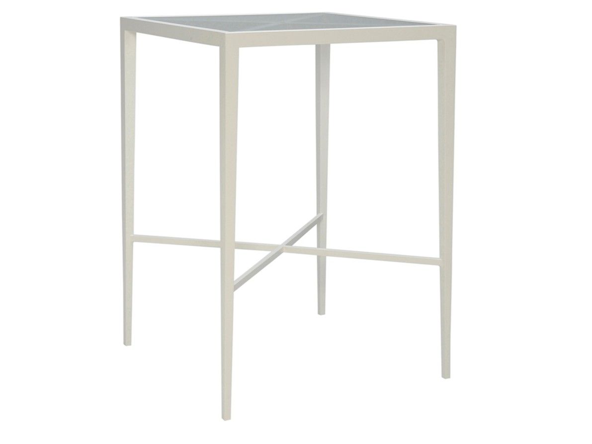 Высокий квадратный стол из алюминия и стекла JANUS et Cie Azimuth ARCH-00129841