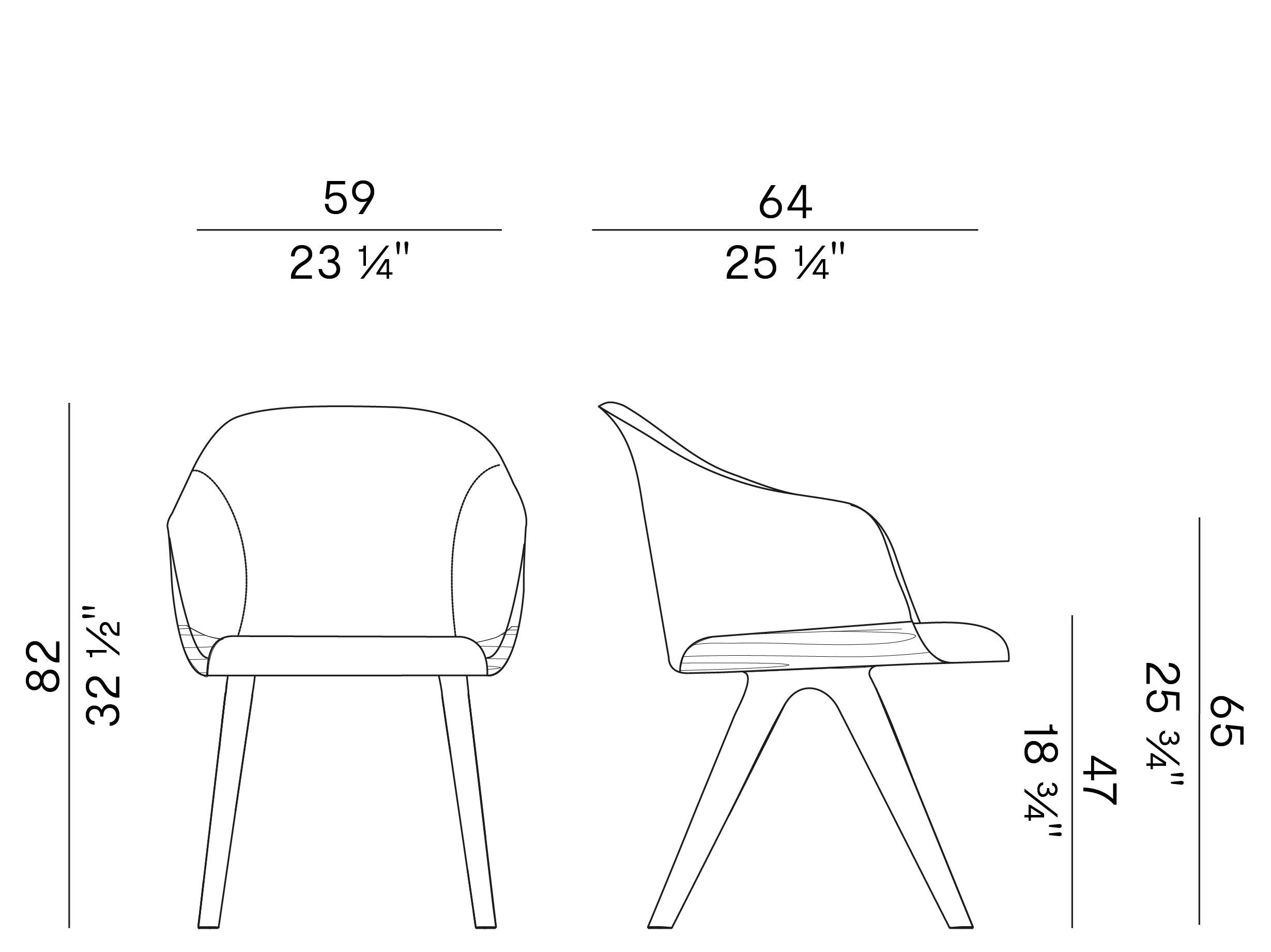 Мягкое кожаное кресло с подлокотниками Potocco Lyz ARCH-00028275 - Вид №2
