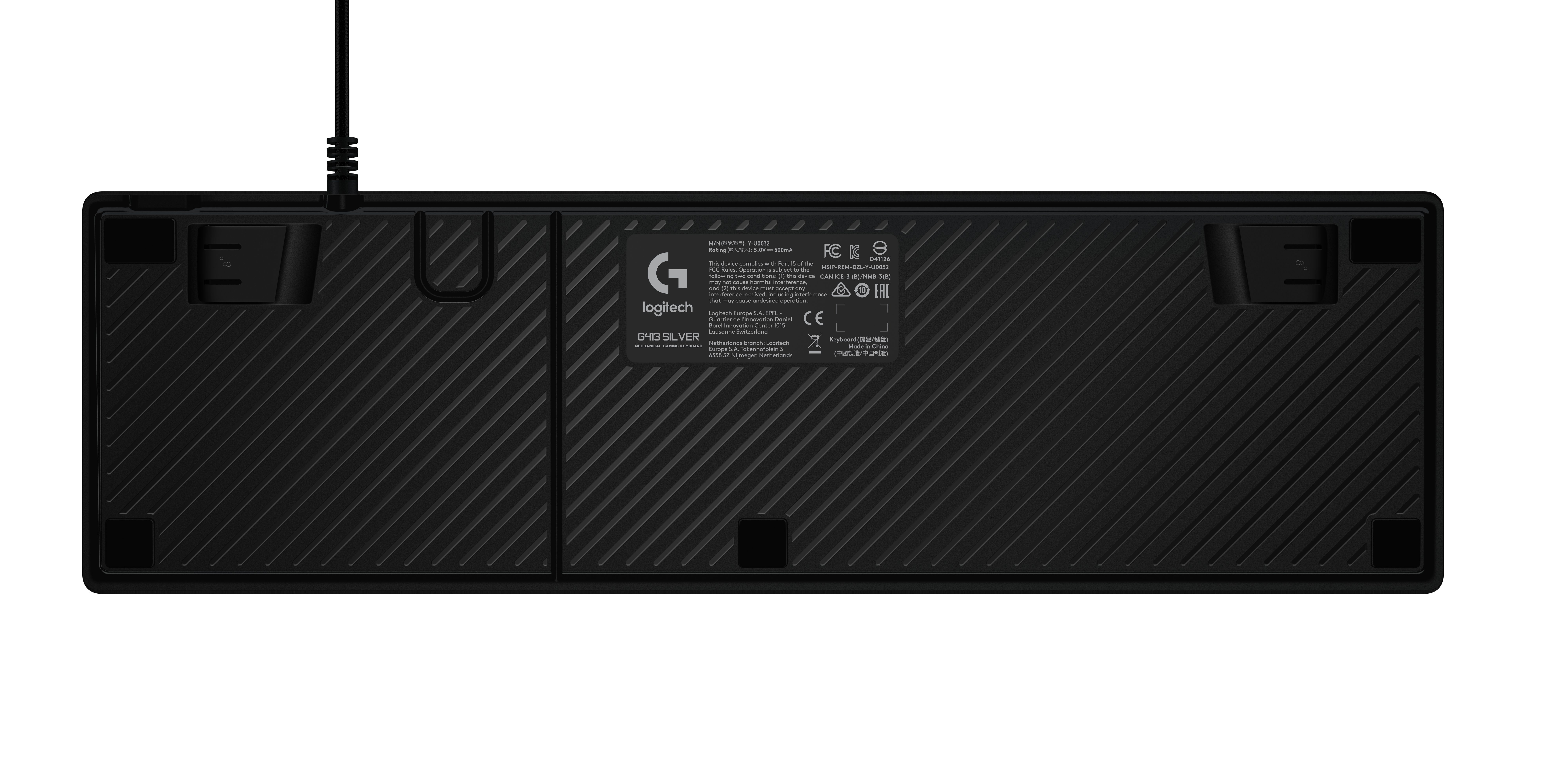 920-008309 gaming keyboard g413 mechanical Logitech Santreyd  - Вид №4