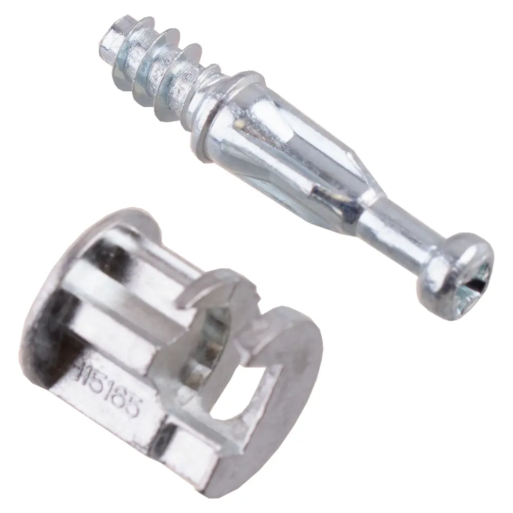 Набор эксцентриковых стяжек 25x24 мм сталь цвет серебро 4 шт Santreyd STLM-2198901 - Вид №1