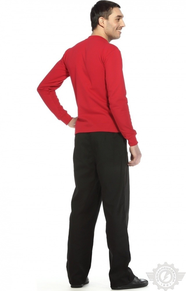 66323 Толстовка красная  Одежда для промоакций  размер M (96) Спецодежда  - Вид №6