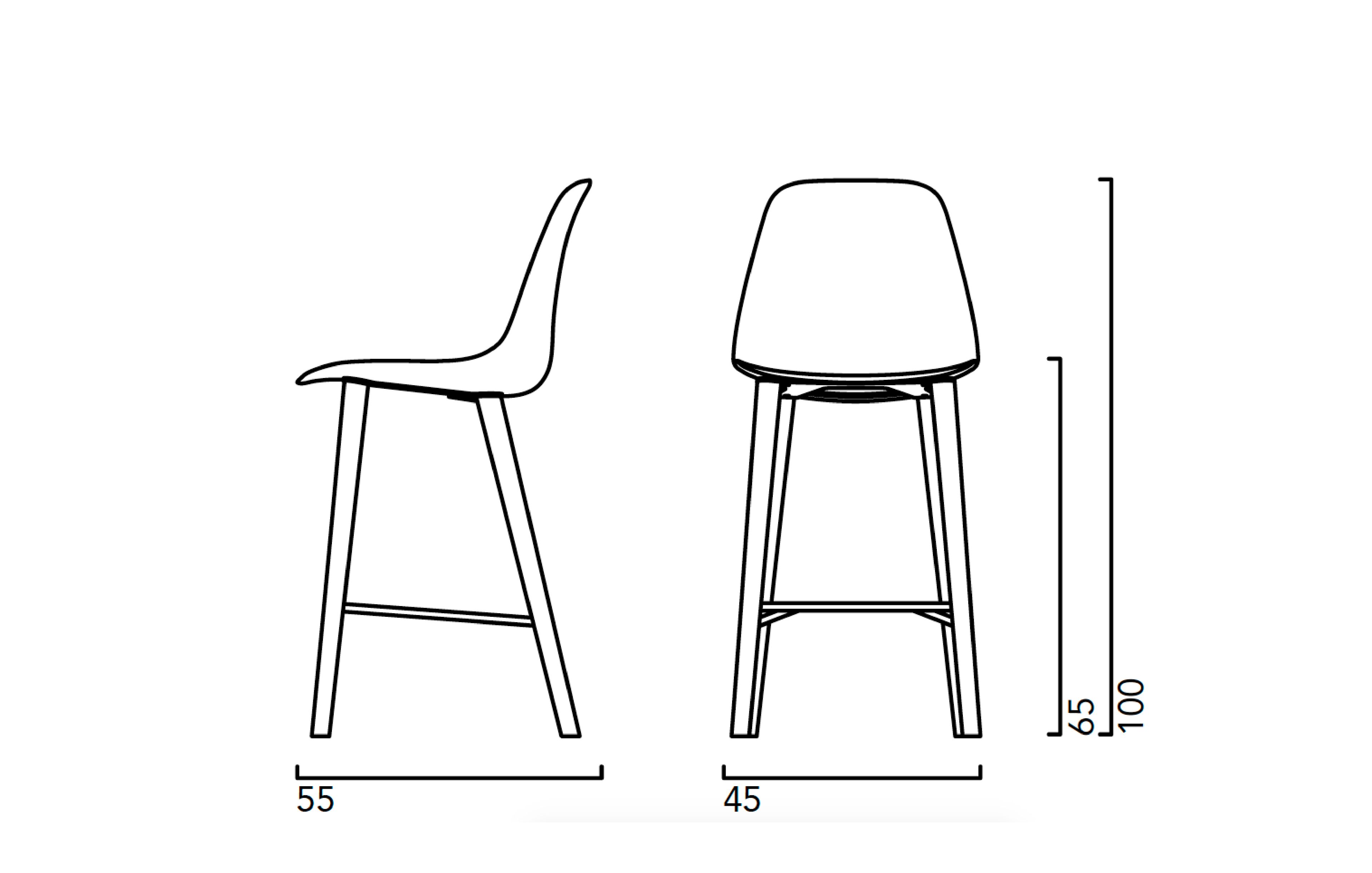 Полипропиленовый стул Crassevig Pola ARCH-00048878 - Вид №5