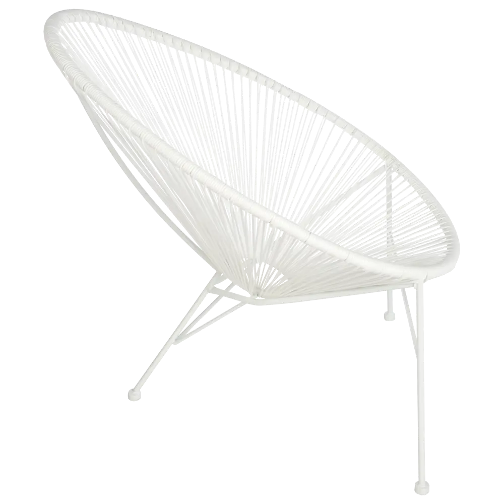 Стул садовый плетёный Acapulco 720x870x800 мм белый Santreyd STLM-2207071 - Вид №2