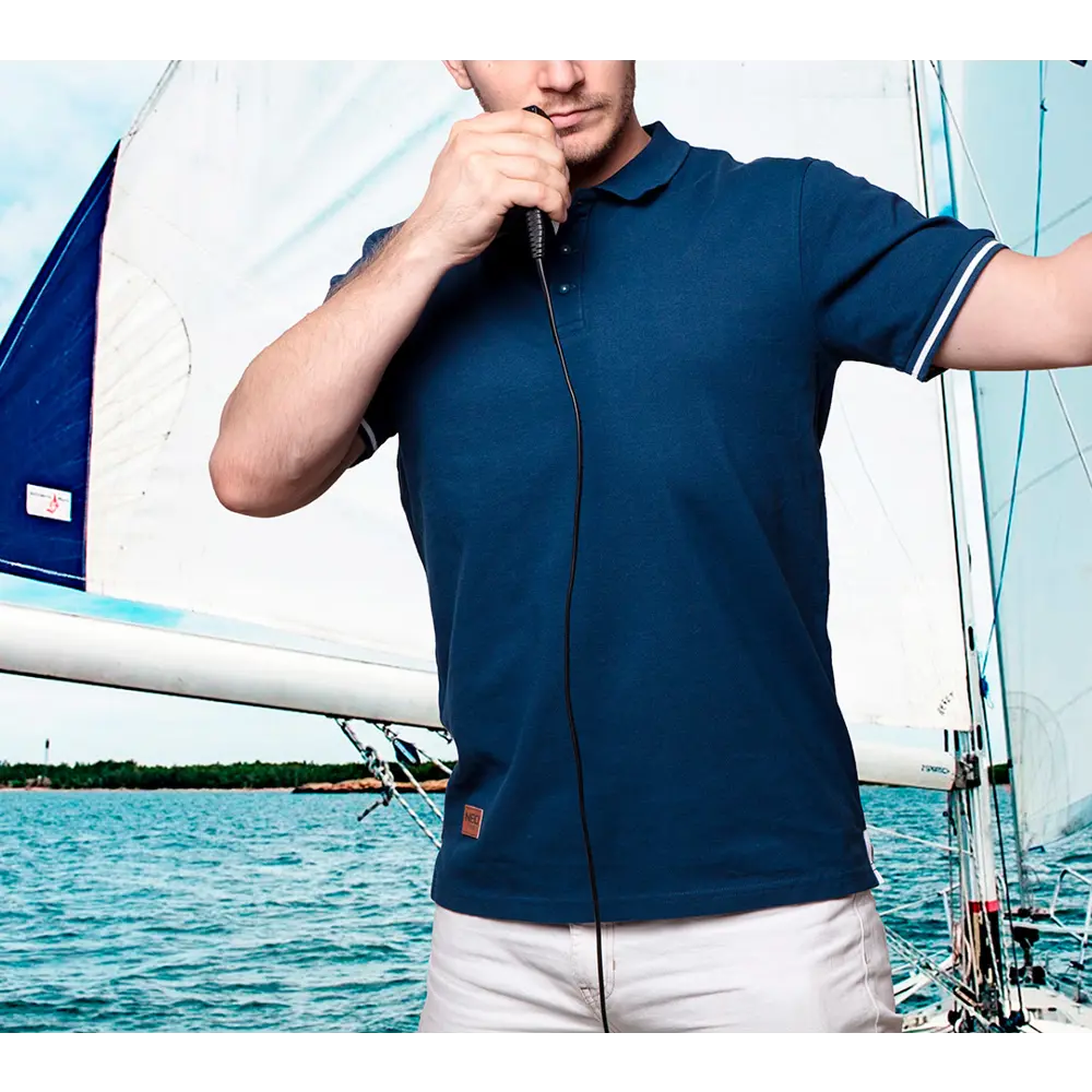 Футболка-поло Neo Tools Denim темно-синяя размер XL рост 187 STLM-2199793 - Вид №2