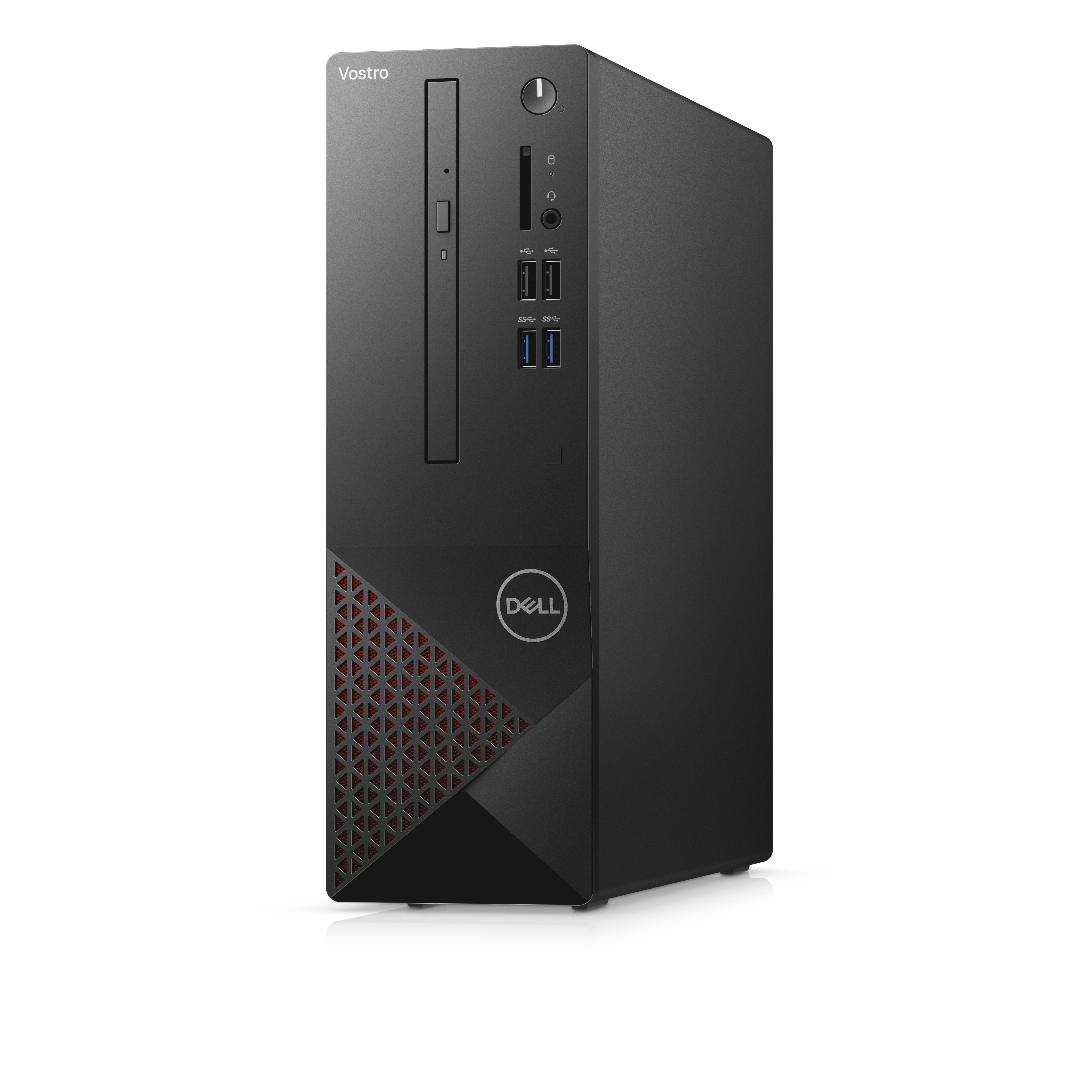 3681-2628 vostro 3681 sff intel core i3 10100(3.6ghz)/8 gb/ssd 256 gb+1tb(7.2k)/uhd 630/bt/wifi/mcr/1y nbd/black/w10pro Dell Santreyd  - Вид №2