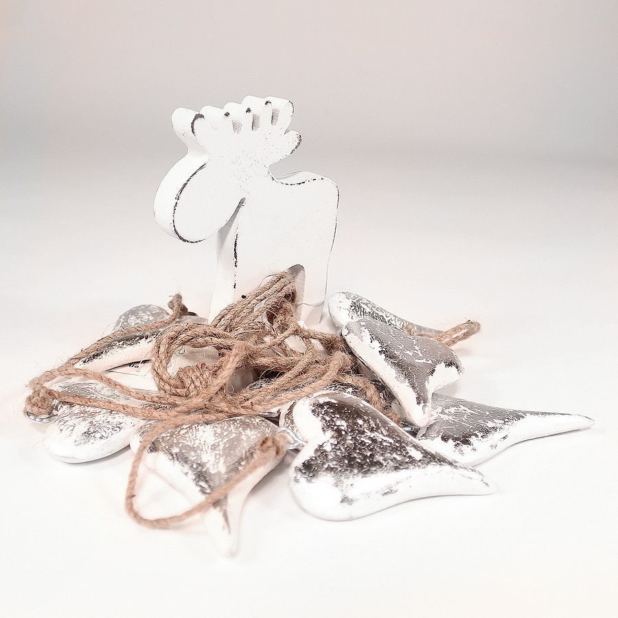 en_ny0013 Гирлянда подвесная snow hearts EnjoyMe  - Вид №3