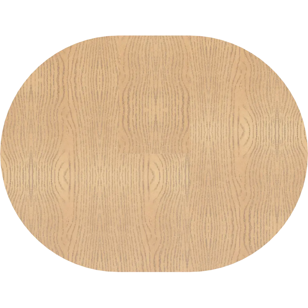 Стол обеденный Монреаль Т1 раскладной 100-130x77x100 см круг МДФ цвет светлое дерево/черный Santreyd STLM-2125826 - Вид №5