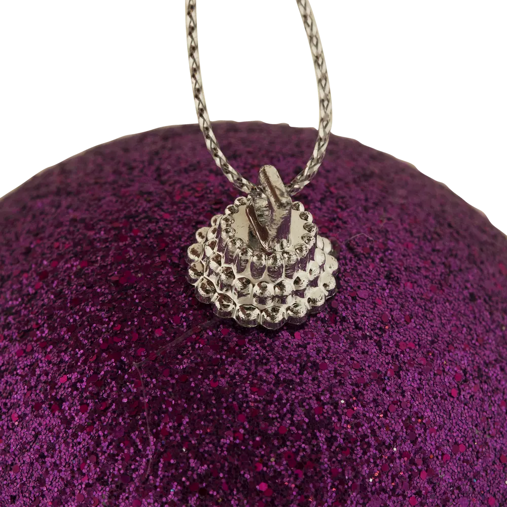 Шар ёлочный, 8 см, цвет фиолетовый Santreyd STLM-2027428 - Вид №2