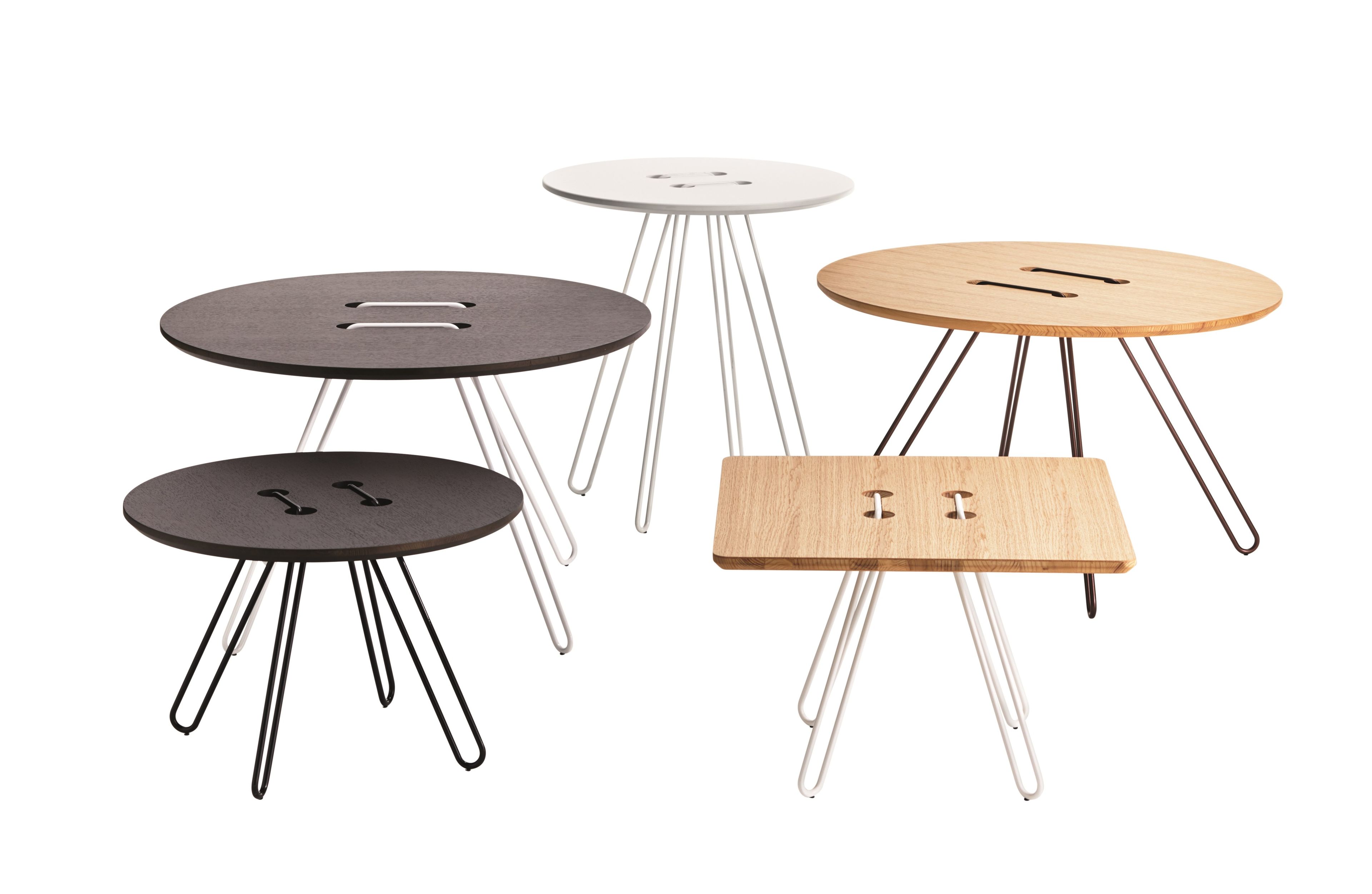 Высокий круглый журнальный столик с лаком Casamania & Horm Twine T ARCH-00128711 - Вид №7