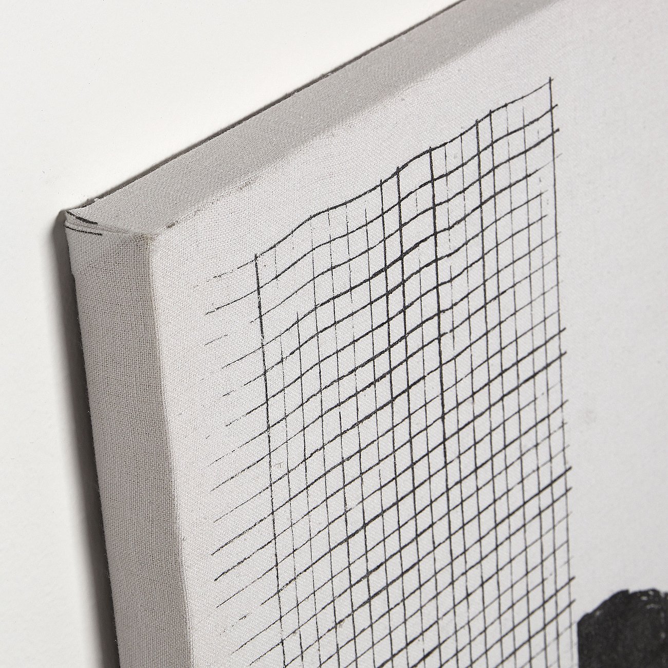 Картина на холсте 40х30 см белая Prism от La Forma LA FORMA  00-3865146 Белый;черный  - Вид №1