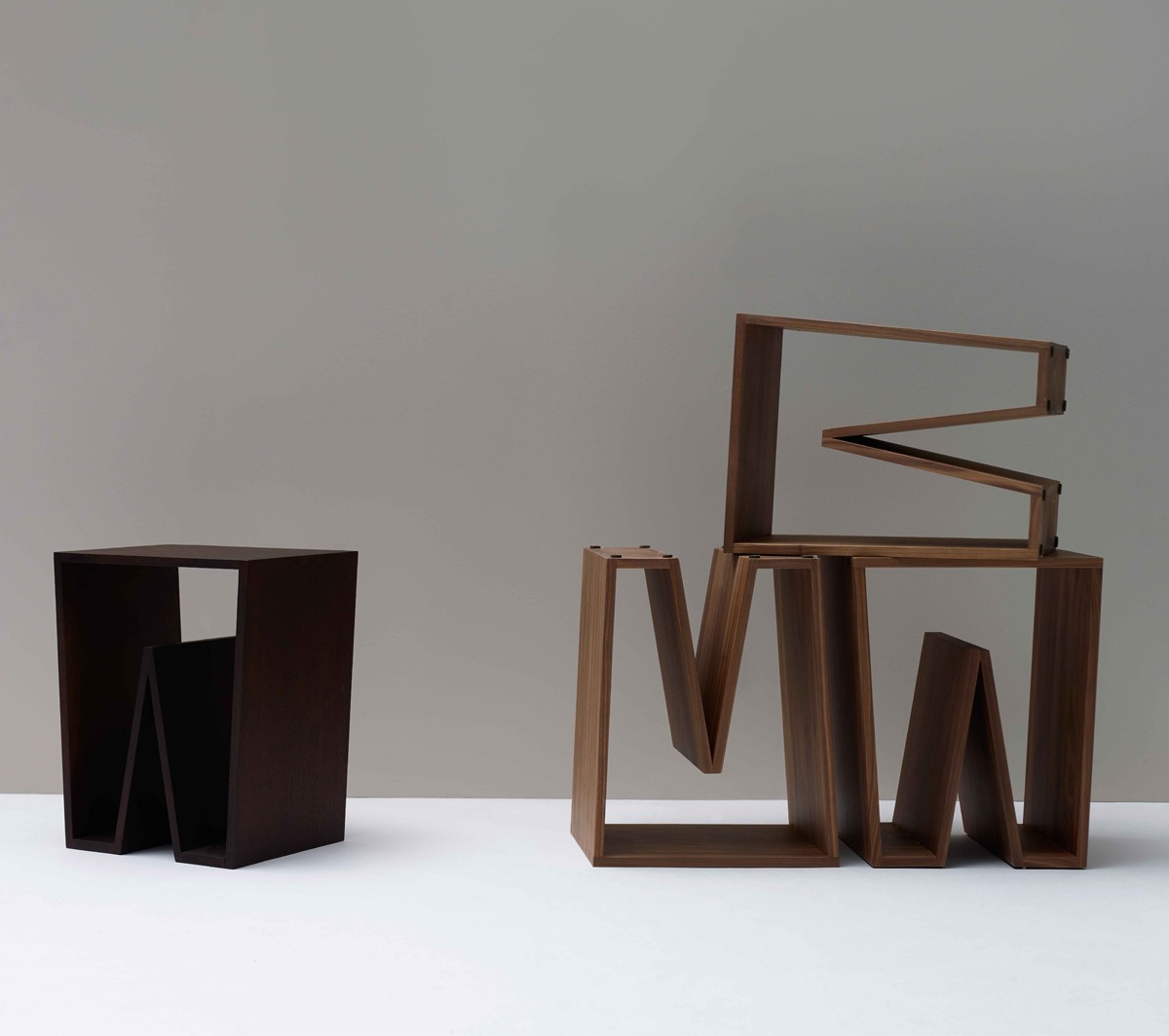 Ex.T Notch Wood Табурет из ореха EXNOTCHNOCE_marazzi  - Вид №2