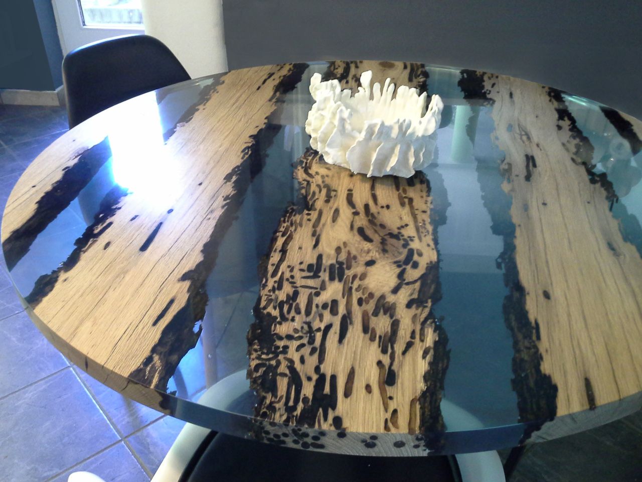 Круглый обеденный стол alcarol Bricola ARCH-00128487 - Вид №4