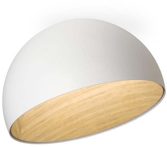 Vibia Светодиодный потолочный светильник из алюминия и дерева Duo sun-id-1510134 - Вид №1
