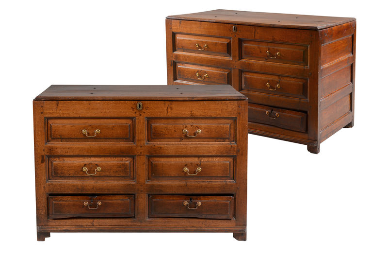 SOR27528 Дубовый сундук мула ijlbrown  - Вид №7