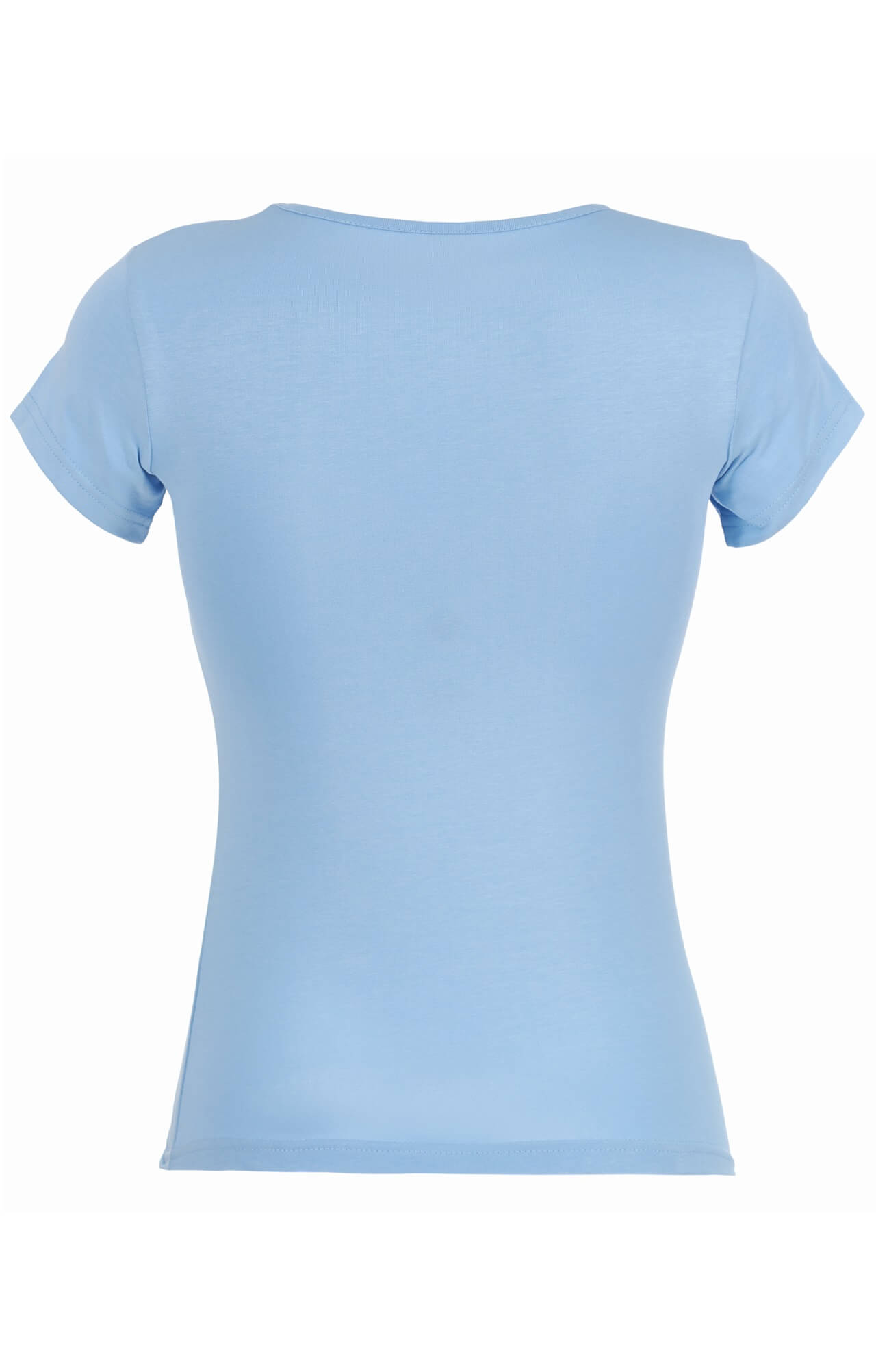 62152 Футболка женская голубая LUXE  Одежда для официантов  размер S  - Вид №3