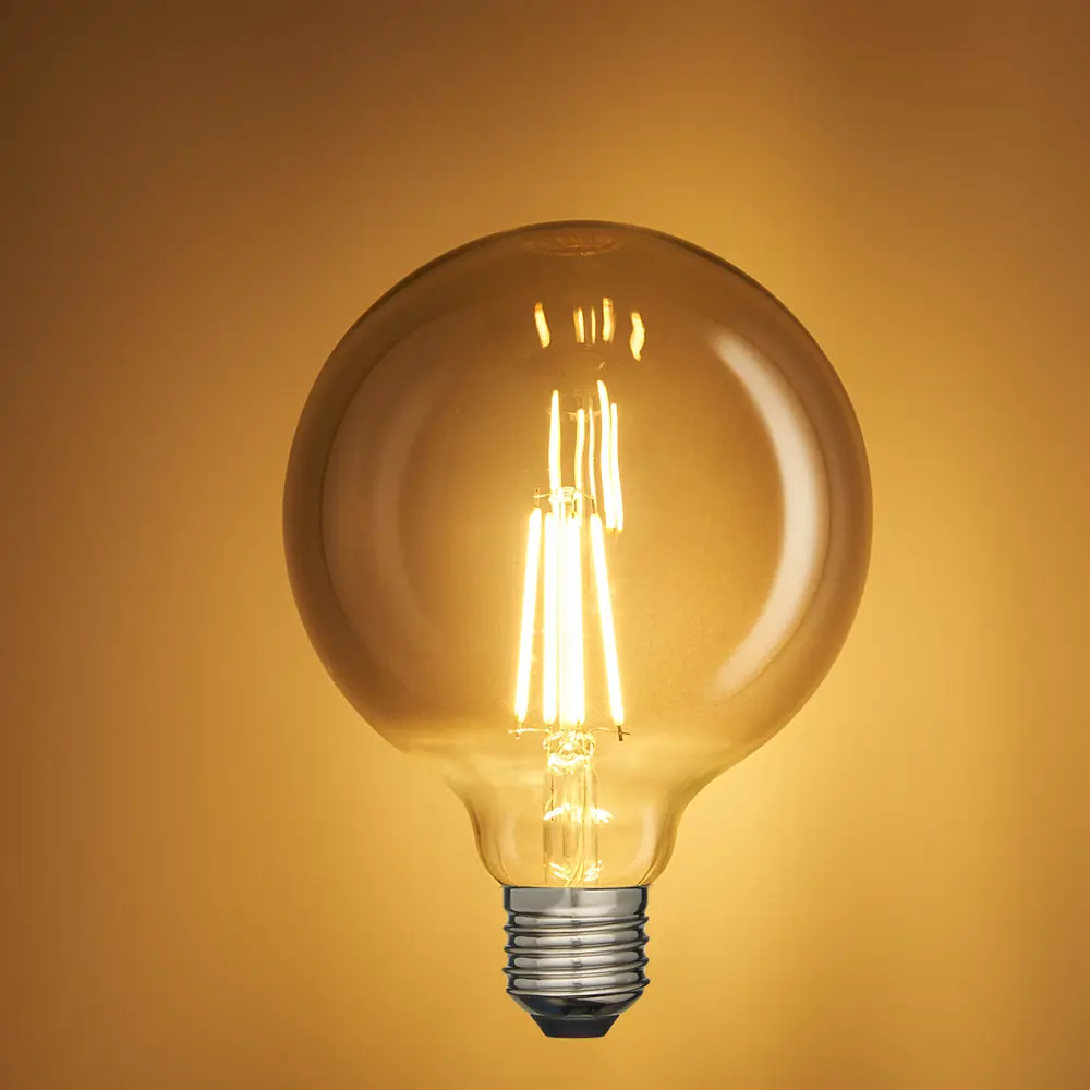 Лампа умная светодиодная Osram Smart Plus E27 220-240 В 6 Вт шар большой тонированная 600 лм, теплый белый свет LEDVANCE STLM-2060397 - Вид №2