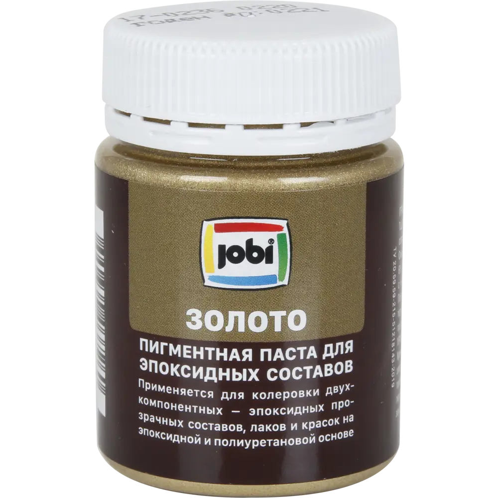Пигментная паста Jobi для эпоксидных составов 40 мл цвет золотой STLM-2065224
