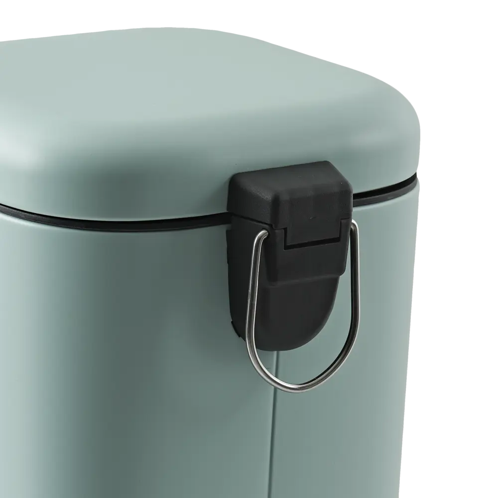Контейнер для мусора Sensea Remix 6 л сталь цвет серо-зеленый Без серии STLM-2051475 - Вид №1
