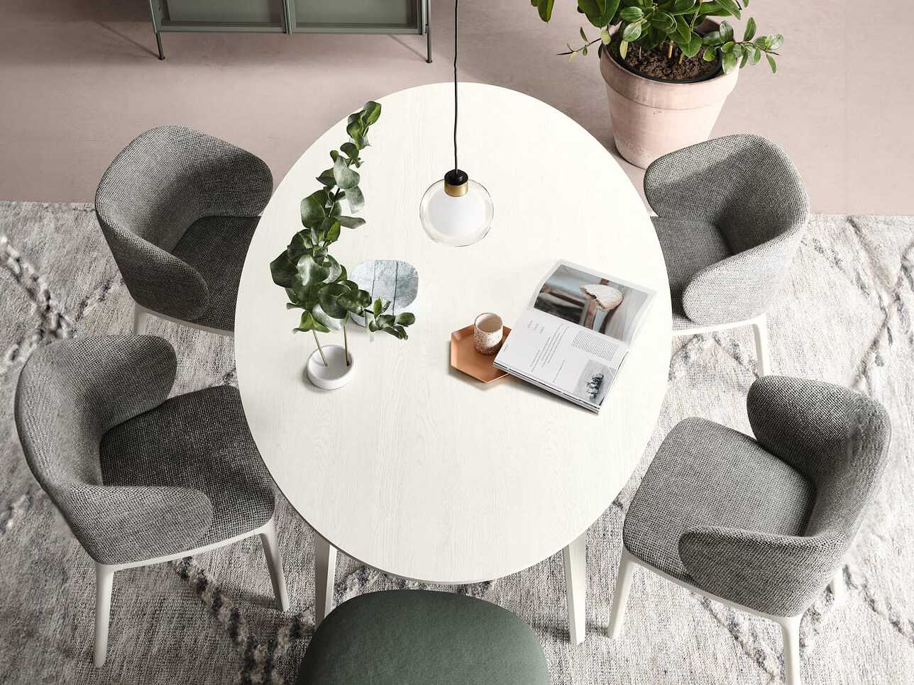 Овальный обеденный стол Novamobili REA ARCH-00108644 - Вид №1