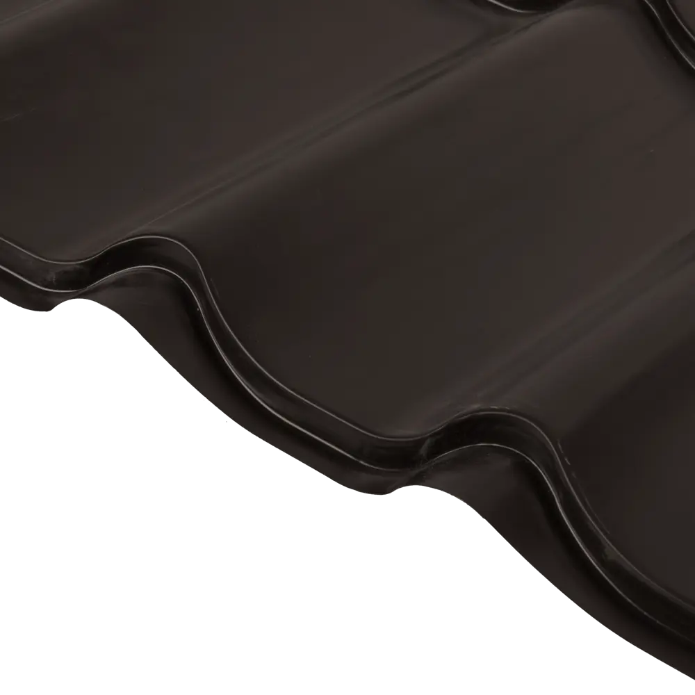 Металлочерепица 0.5 мм ГОСТ 470x1180 мм RR32 коричневый Grand Line STLM-2001184 - Вид №1